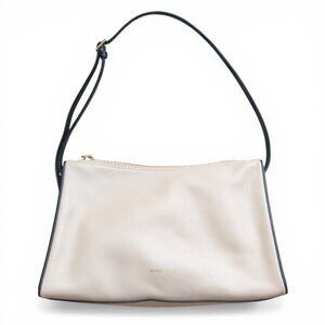 Manu Atelier Prism Soft Bag Ivory Leather Shoulder Bag Minimal Structured